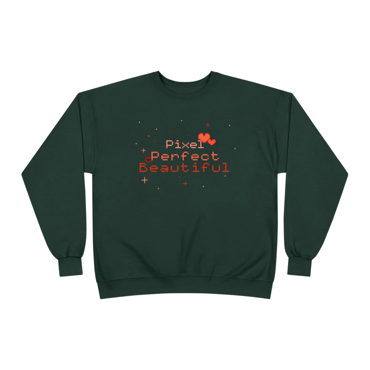 Pixel Perfect Beautiful-Crewneck Sweatshirt Deep Forest 11459205281975143138_2048