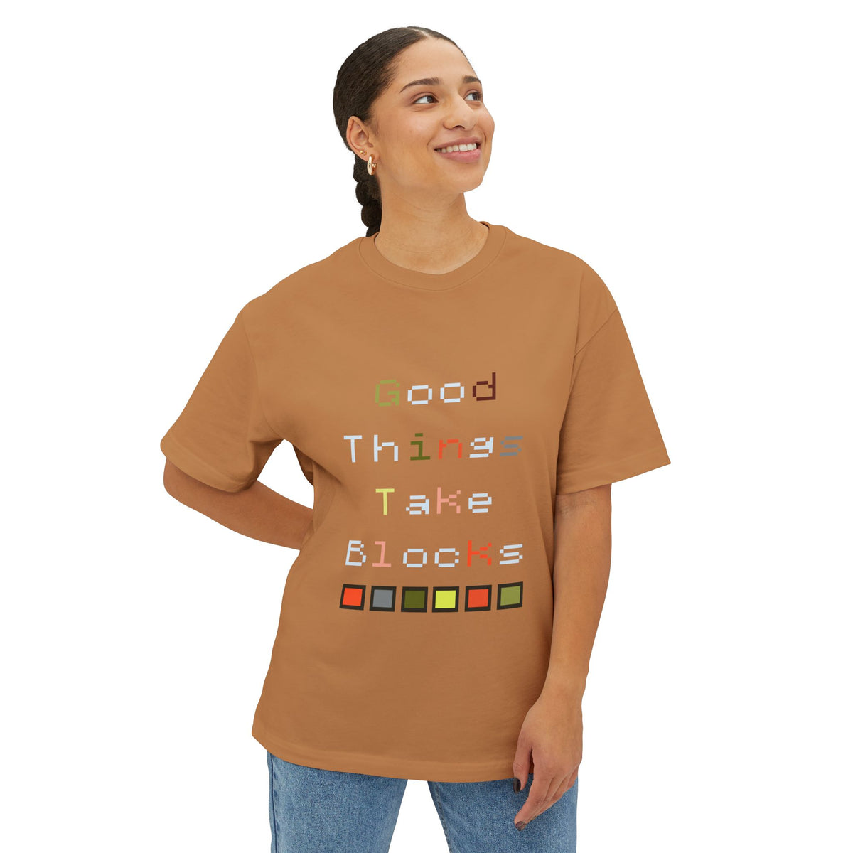 Good Blocks Tee - Mine Craft Inspired