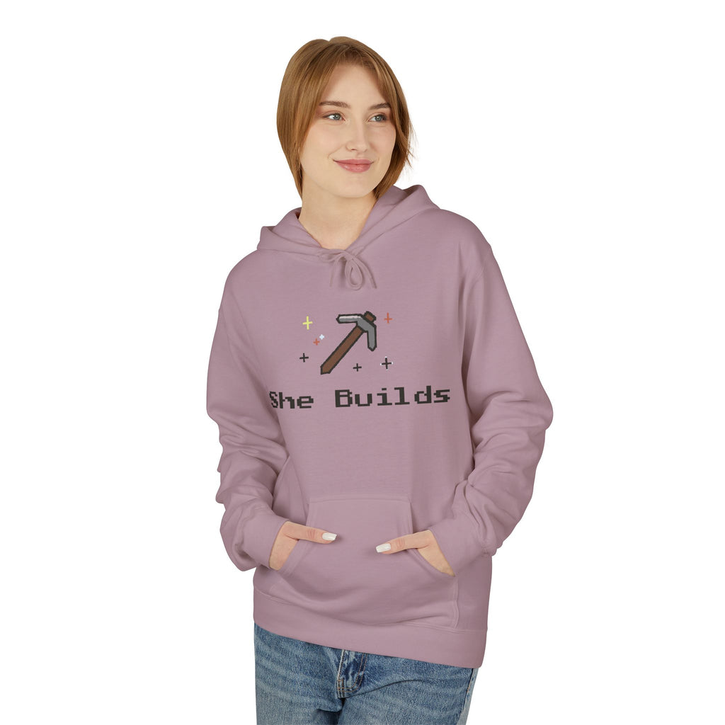 She Builds Fleece Hoodie 12634955934269221855_2048