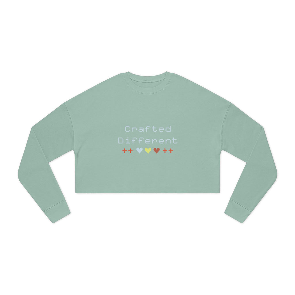 Crafted Different Cropped Sweatshirt Dusty Blue 13319635847055406451_2048