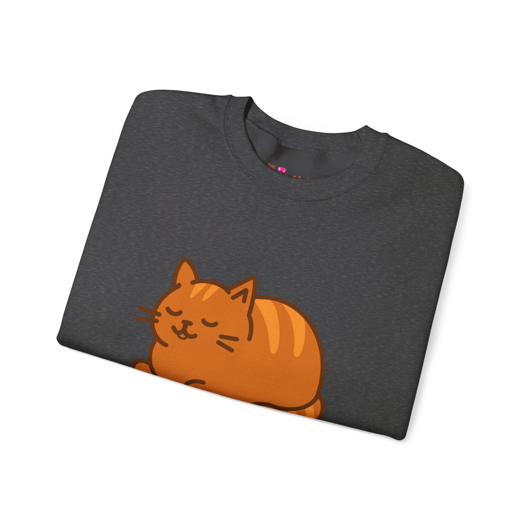 Pumpkin Loaf Crewneck Sweatshirt - Cozy Kitty Pumpkin Loaf Design