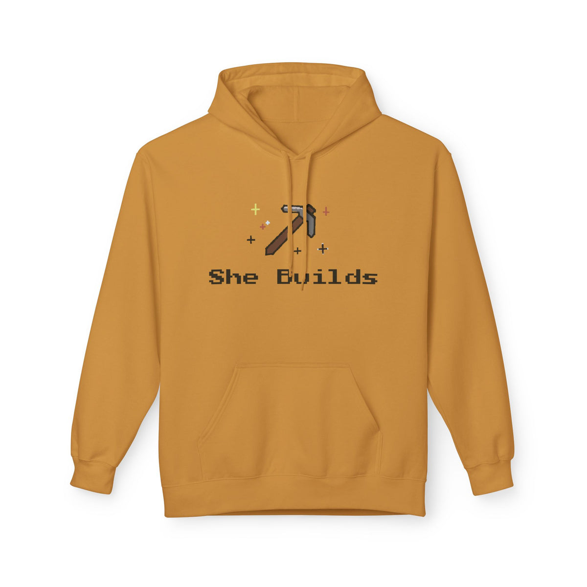 She Builds Fleece Hoodie Mustard 16774424541016793559_2048