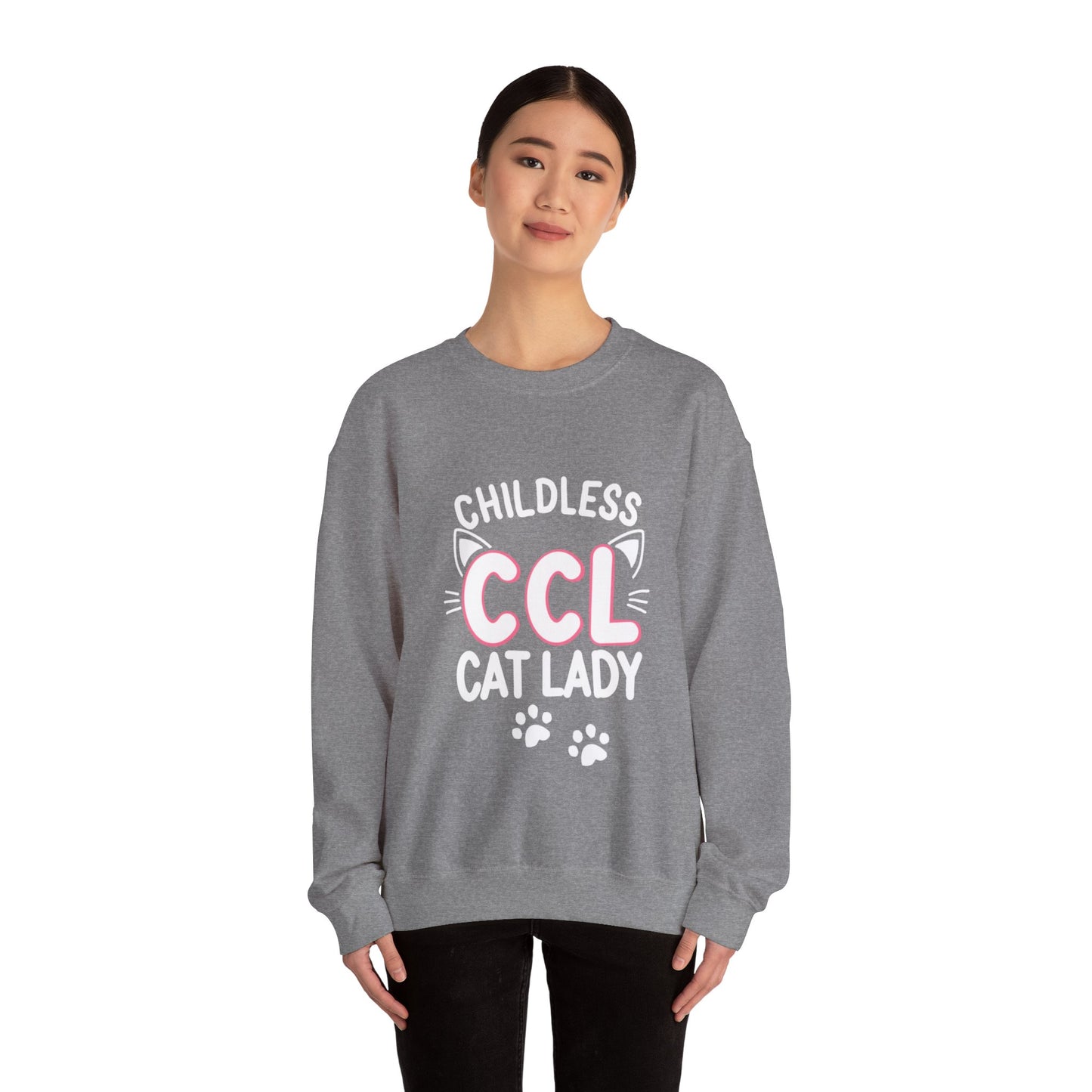 Cat Lady Sweatshirt - Childless Cat Design