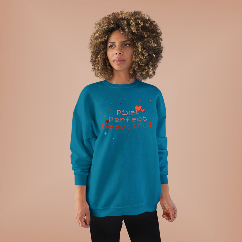 Pixel Perfect Beautiful-Crewneck Sweatshirt 17177007665724389226_2048