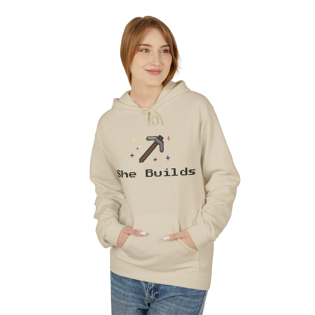 She Builds Fleece Hoodie 17221030724557272779_2048