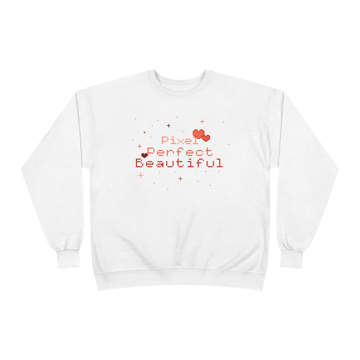 Pixel Perfect Beautiful-Crewneck Sweatshirt White 17549810853709008156_2048