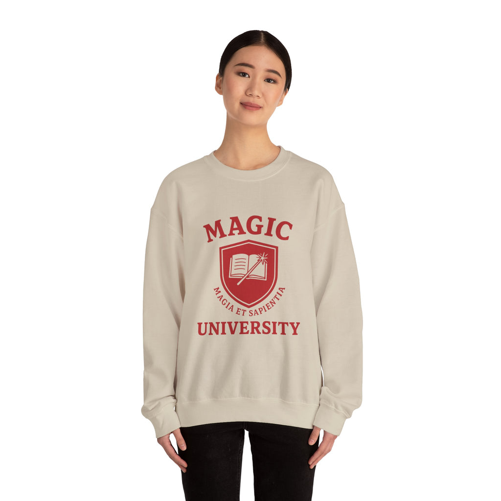 Magic University Cozy Sweatshirt (Red)