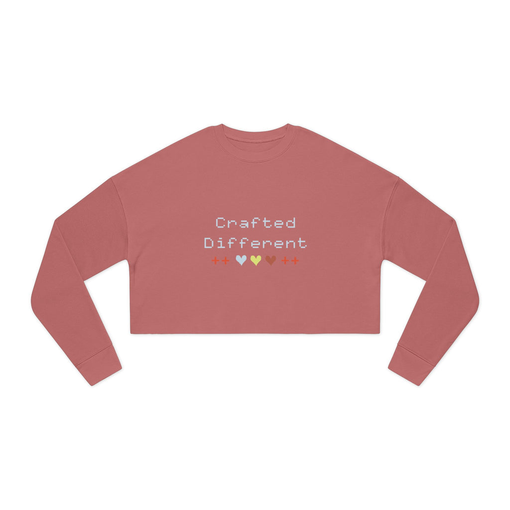 Crafted Different Cropped Sweatshirt Mauve 277066956737175322_2048