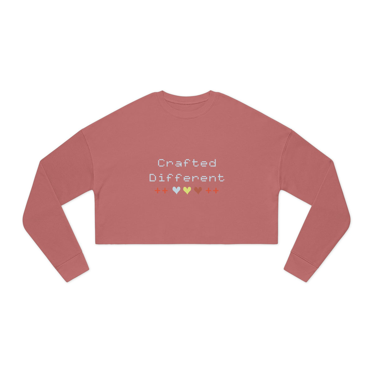 Crafted Different Cropped Sweatshirt Mauve 277066956737175322_2048