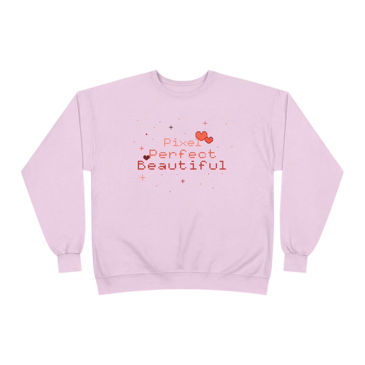 Pixel Perfect Beautiful-Crewneck Sweatshirt Pale Pink 3530402118143920832_2048