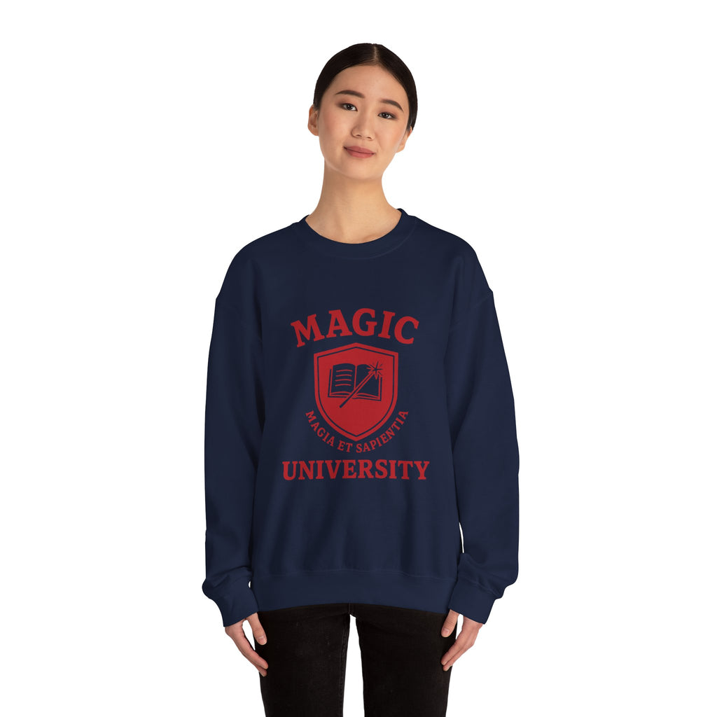 Magic University Cozy Sweatshirt (Red)