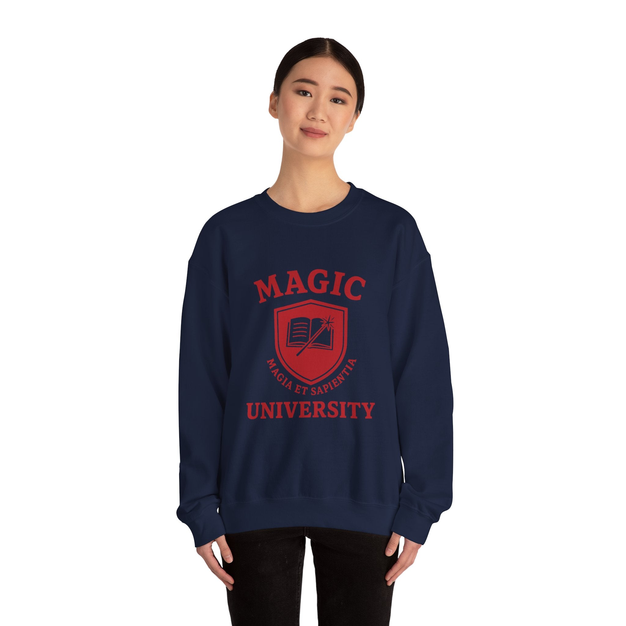 Magic University Cozy Sweatshirt (Red)