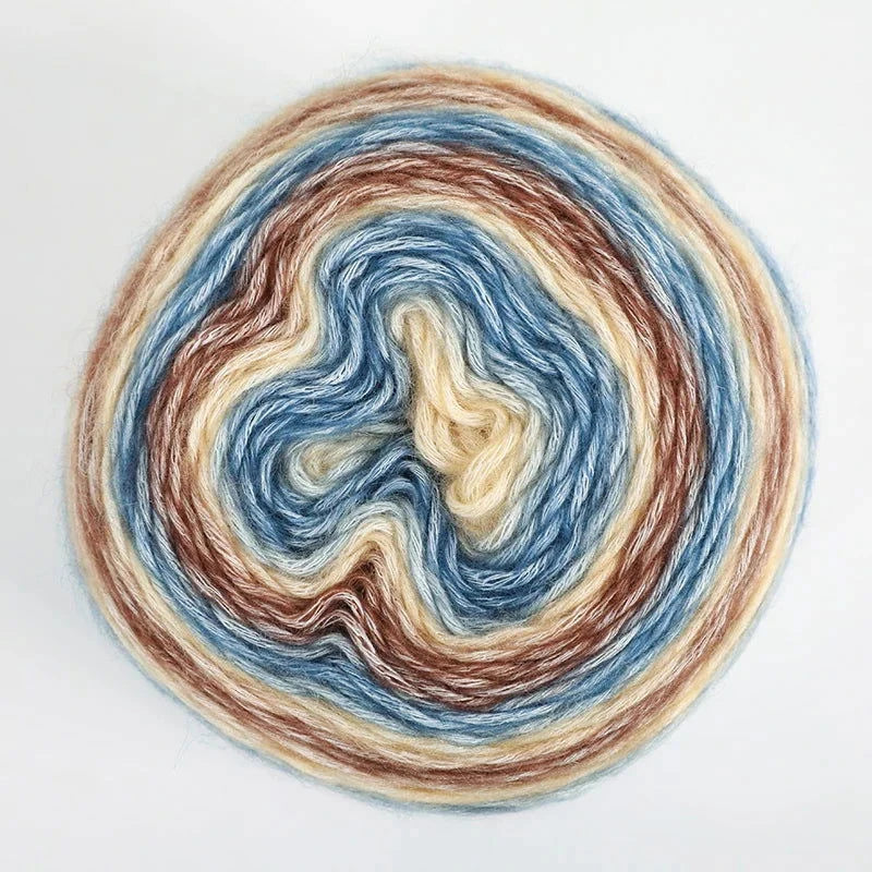 4pcs Gradient Cake Yarn Rainbow Autumn/Winter - The Pink Controller 
