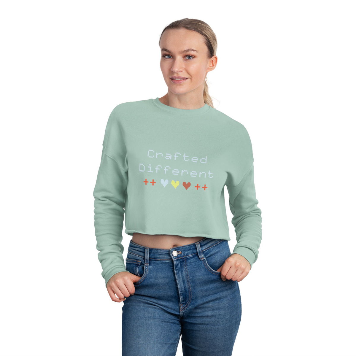 Crafted Different Cropped Sweatshirt 6133877084897313591_2048