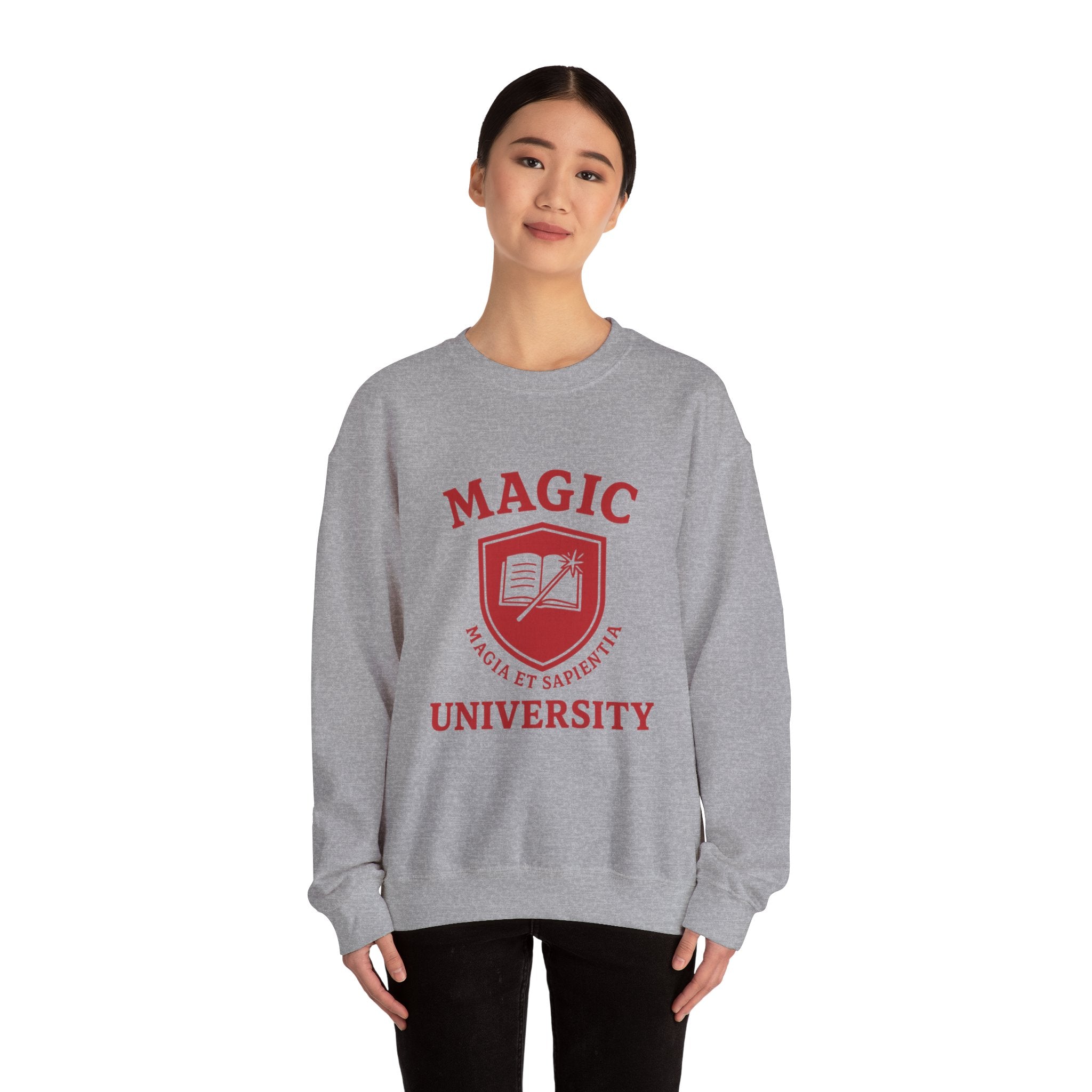 Magic University Cozy Sweatshirt (Red)