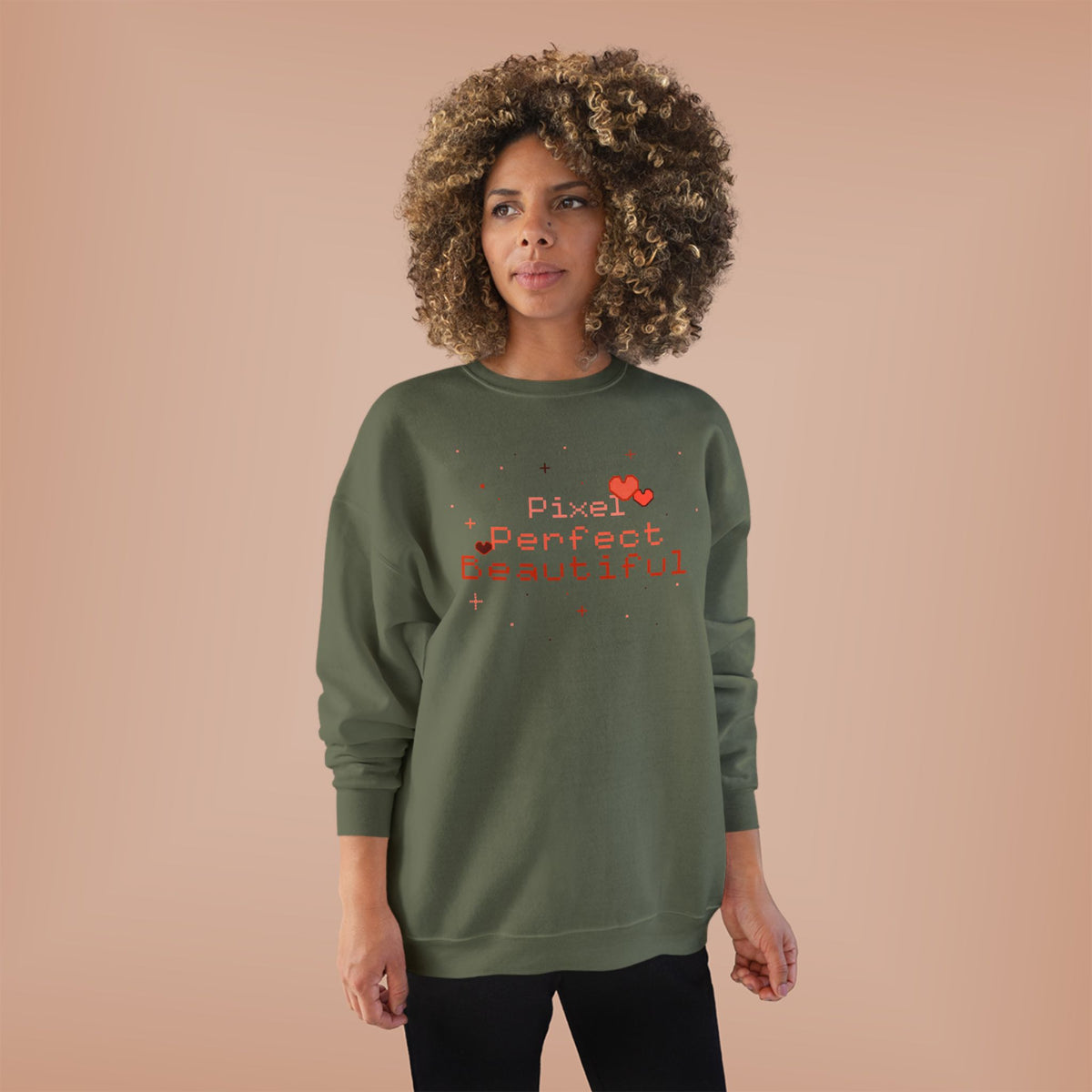 Pixel Perfect Beautiful-Crewneck Sweatshirt 7812529480910608223_2048