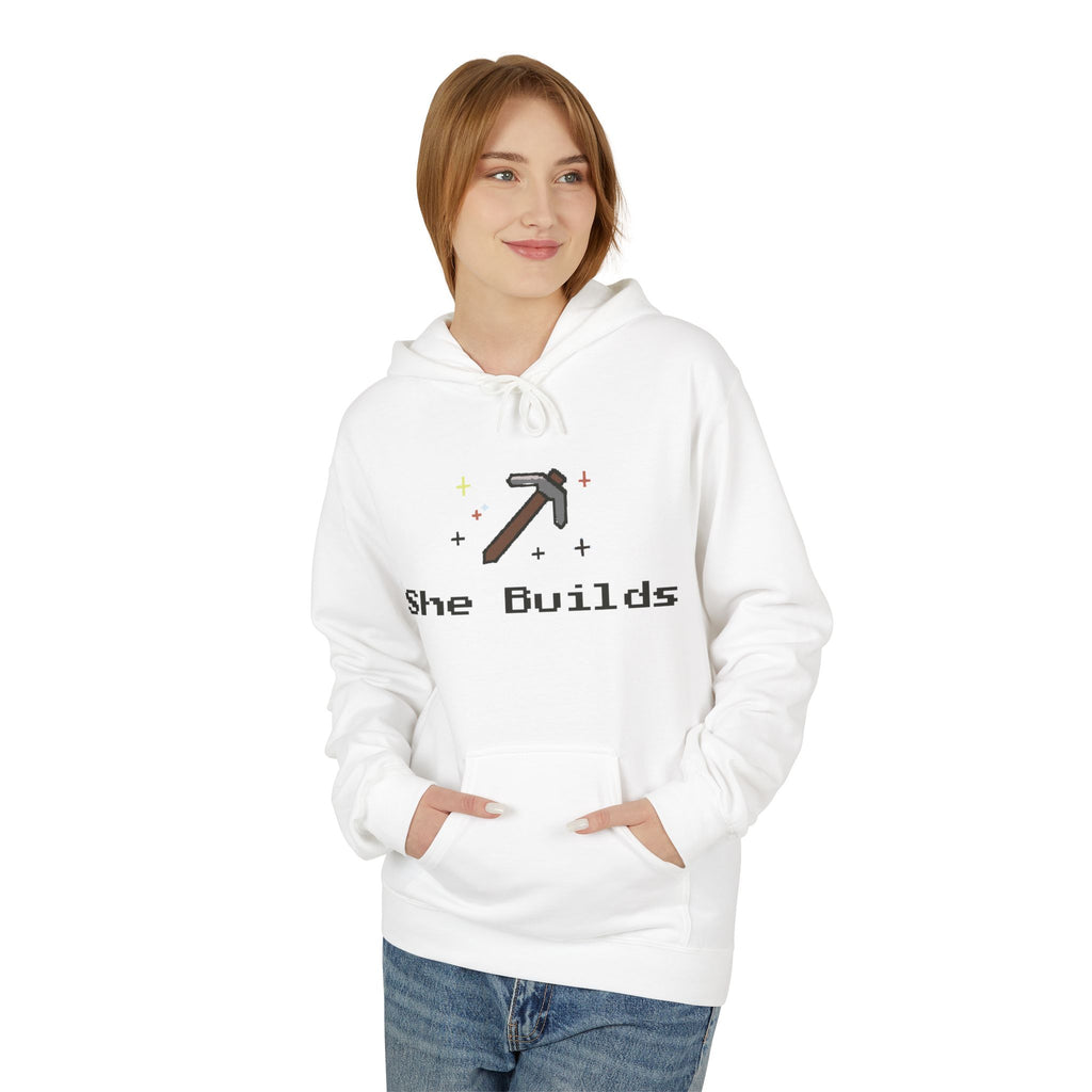 She Builds Fleece Hoodie 8269387251191708446_2048