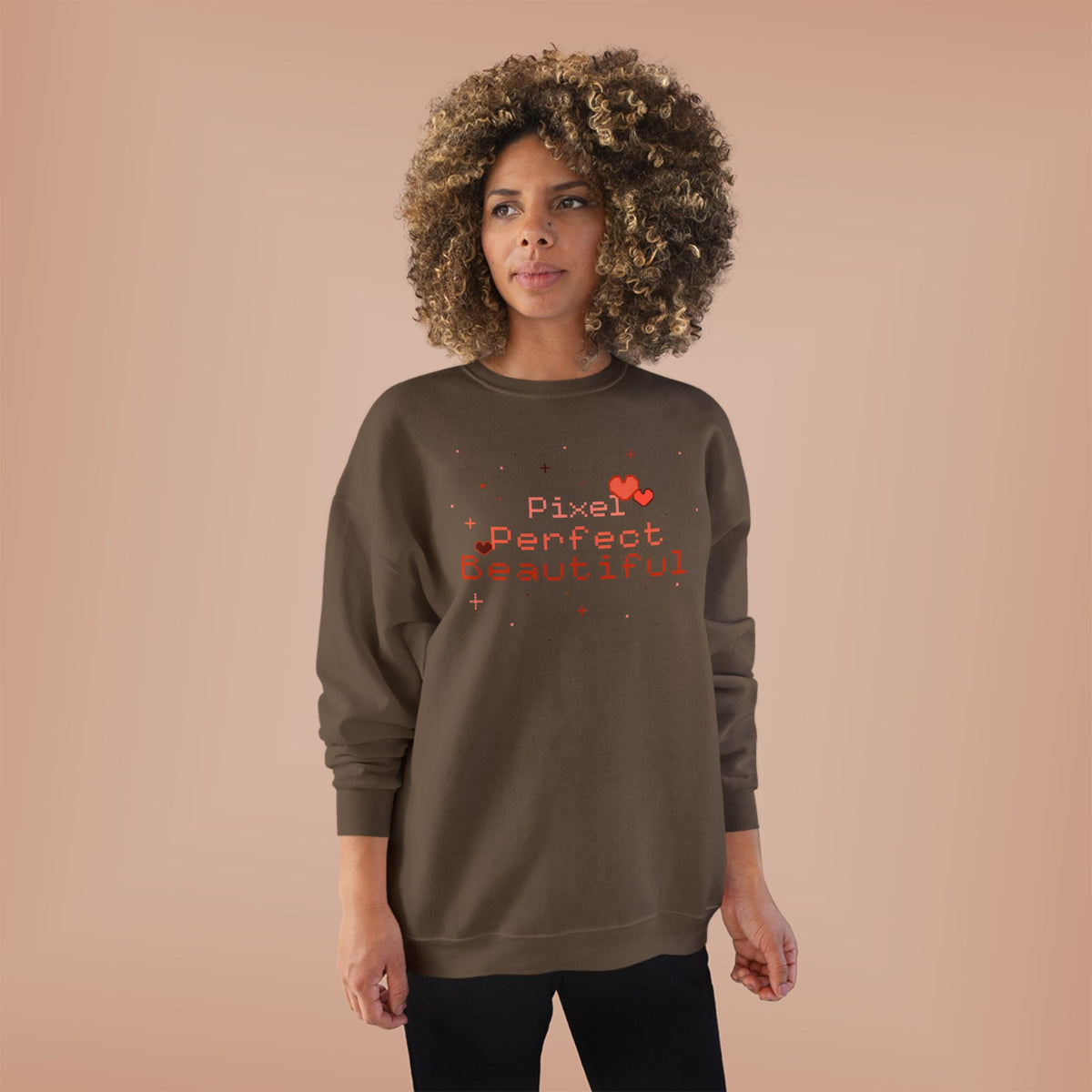 Pixel Perfect Beautiful-Crewneck Sweatshirt 9740277667037210204_2048