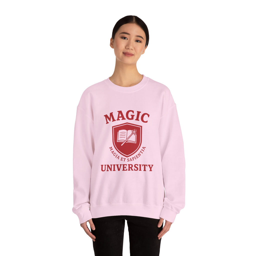 Magic University Cozy Sweatshirt (Red)