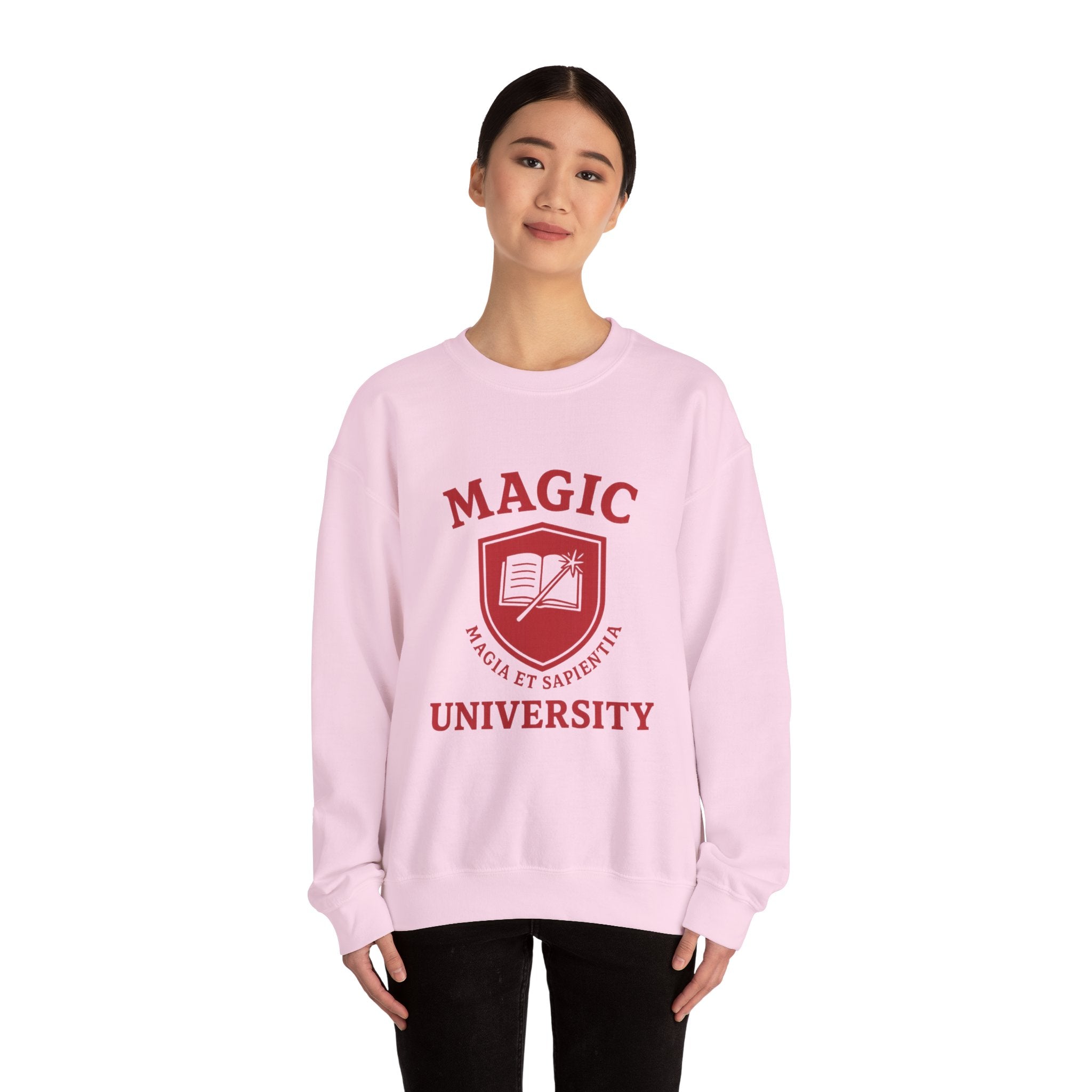 Magic University Cozy Sweatshirt (Red)