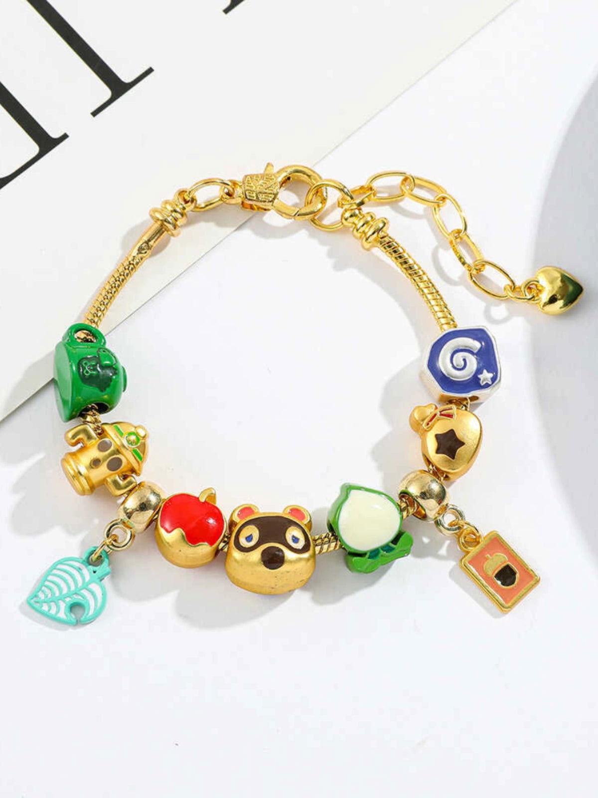 Animal Crossing DIY Charm Bracelet - The Pink Controller 