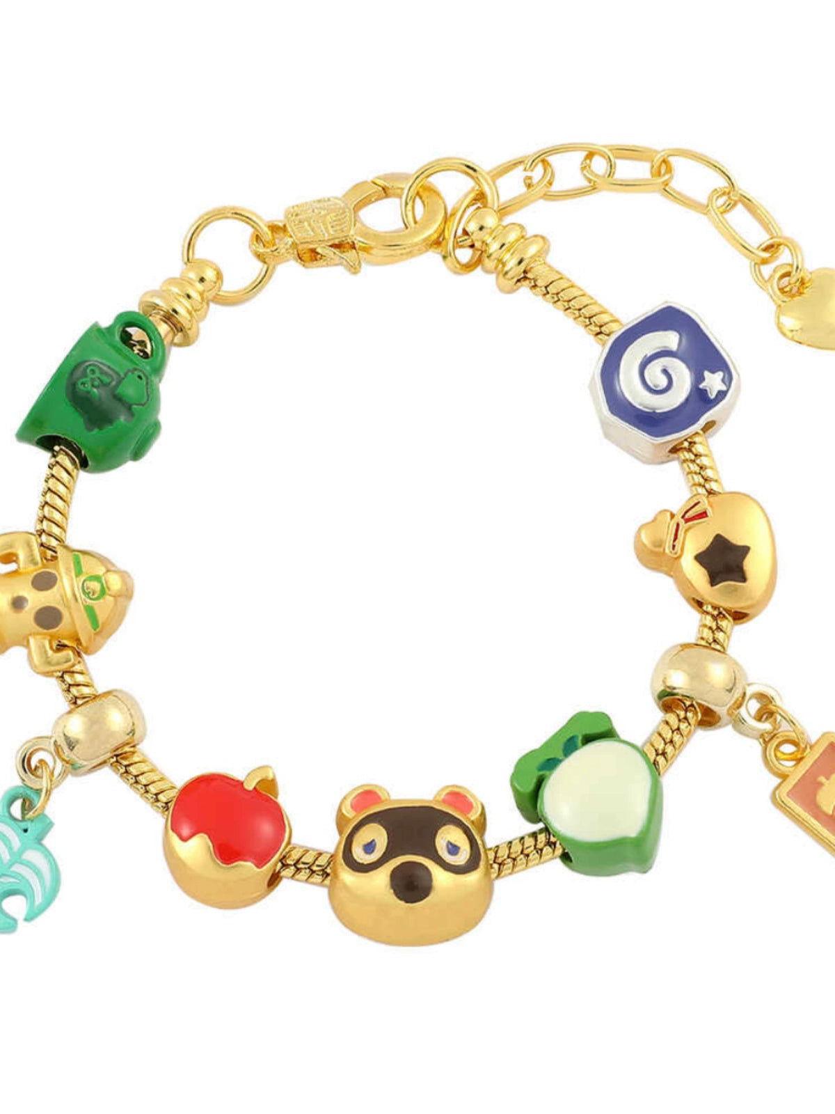 Animal Crossing DIY Charm Bracelet - The Pink Controller 