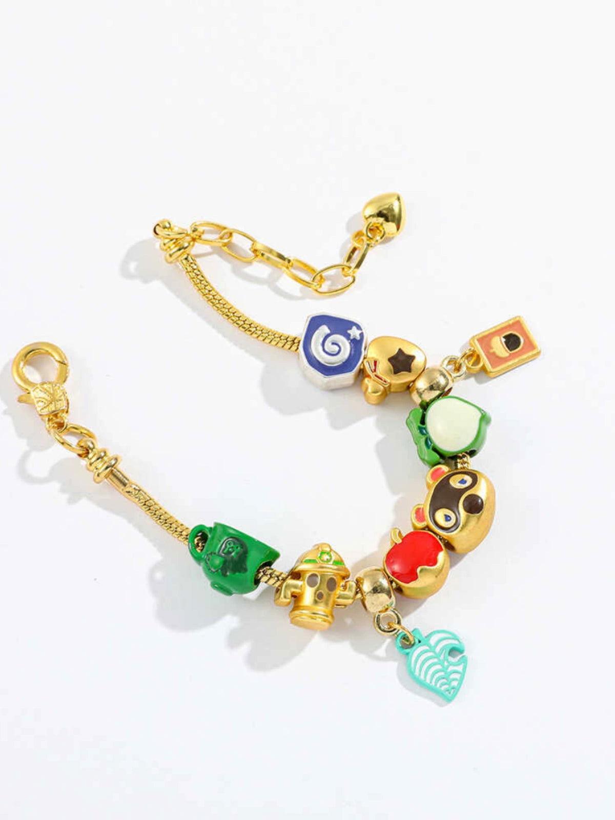 Animal Crossing DIY Charm Bracelet - The Pink Controller 