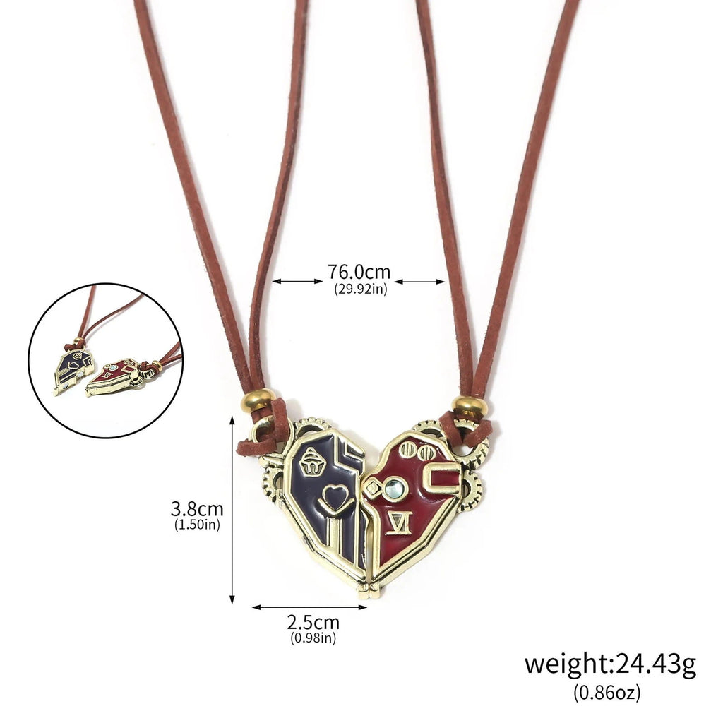 Arcane Caitlyn/Vi Necklace - The Pink Controller 