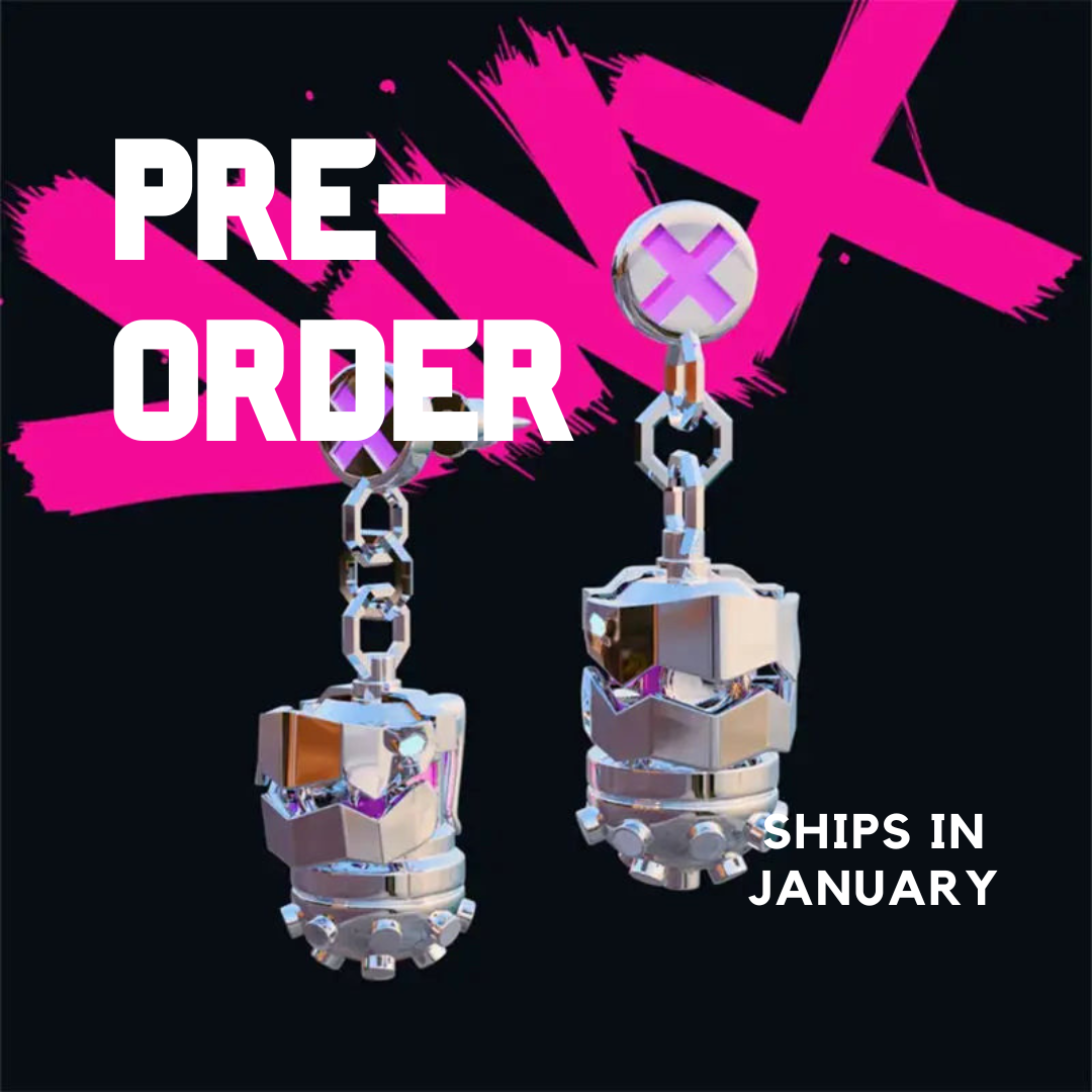 Arcane Earrings-Jinx - The Pink Controller 