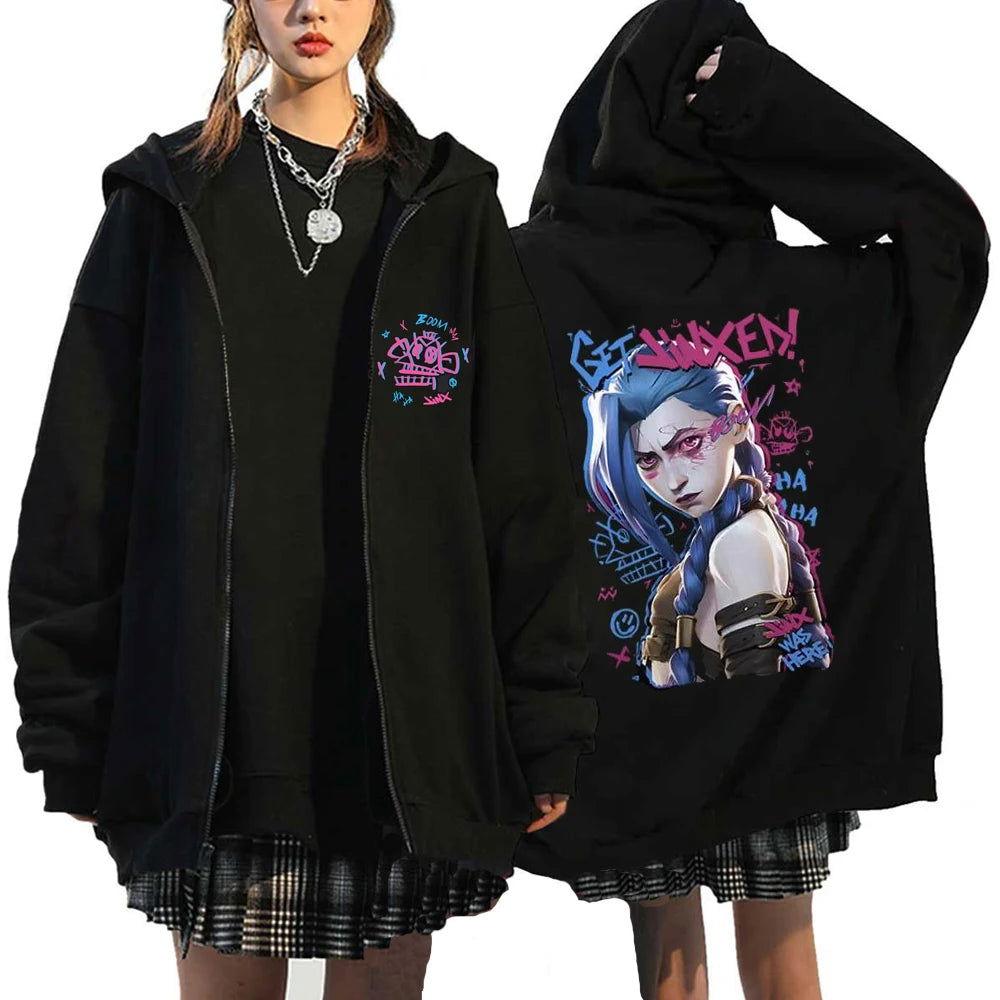 Arcane Jinx Zip Up Jackets - The Pink Controller 