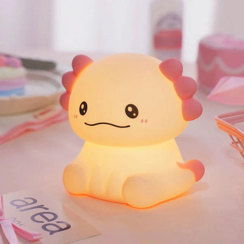 Axolotl Night Light - The Pink Controller 