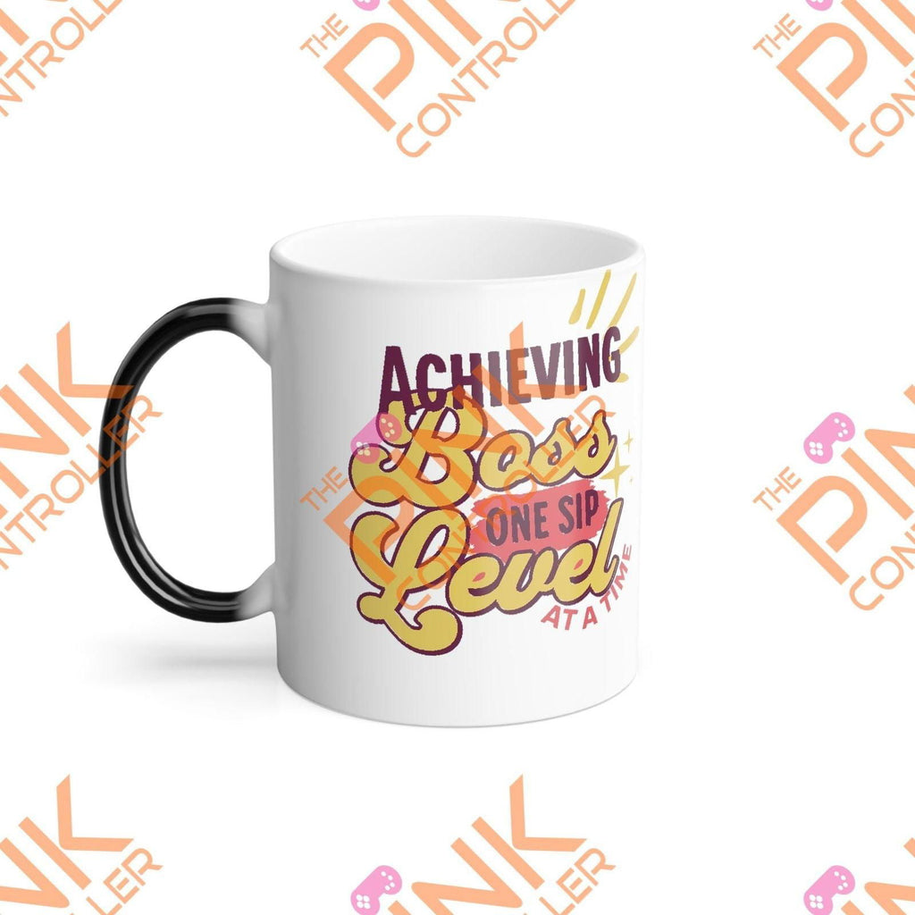 Boss Level Morphing Mug-11oz - The Pink Controller 