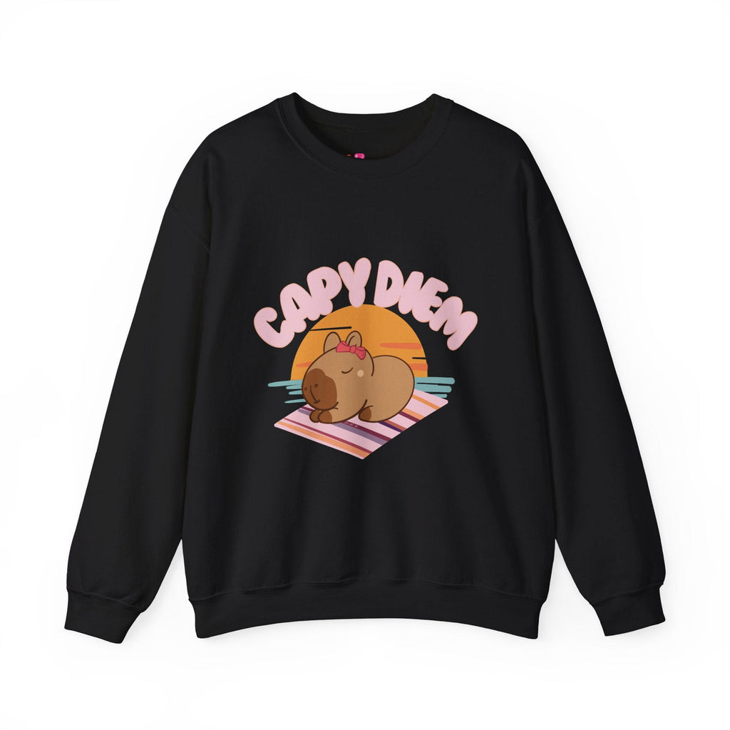 Capy Diem Sweatshirt - The Pink Controller 