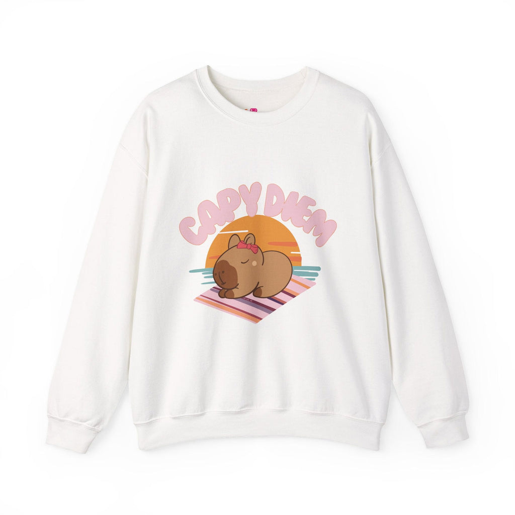 Capy Diem Sweatshirt - The Pink Controller 