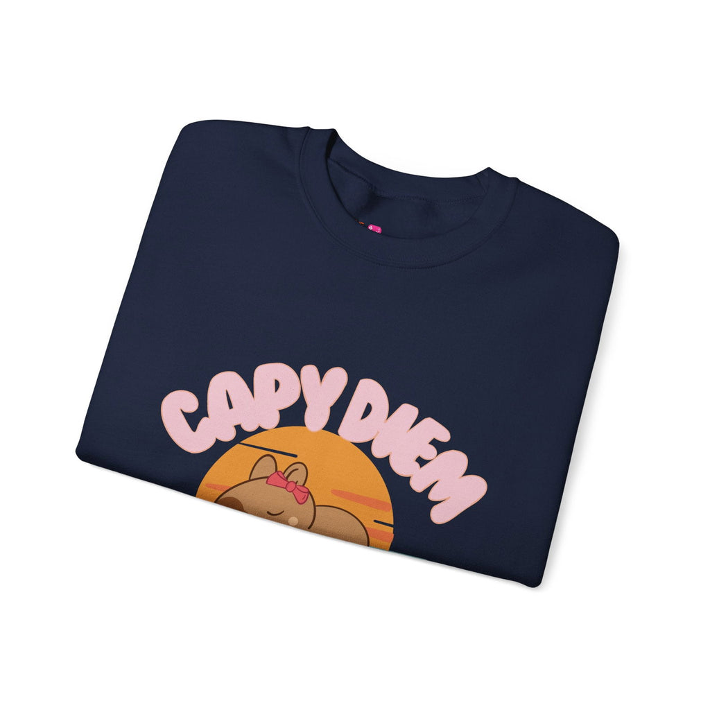 Capy Diem Sweatshirt - The Pink Controller 