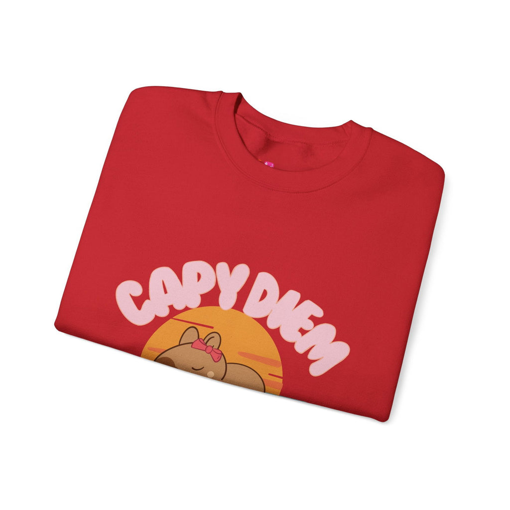 Capy Diem Sweatshirt - The Pink Controller 