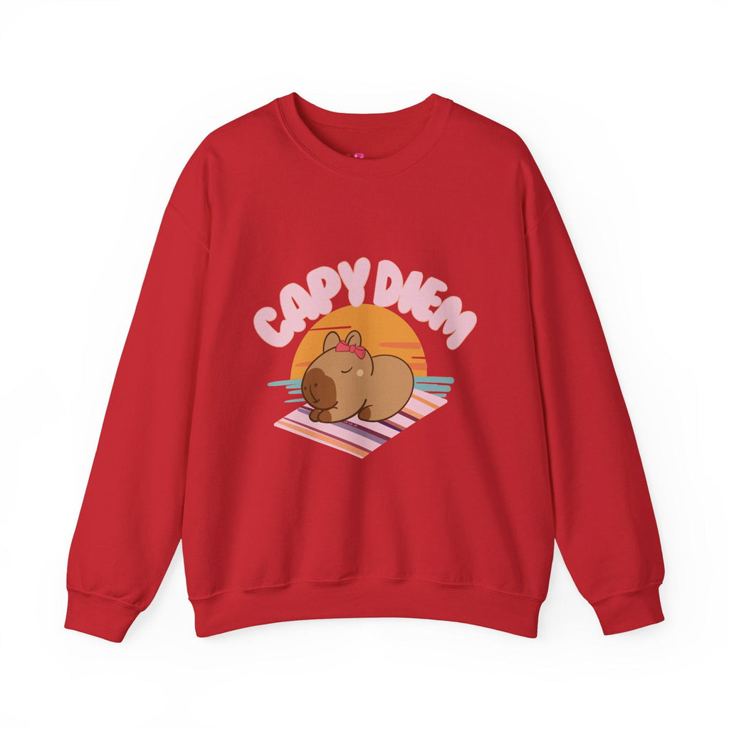 Capy Diem Sweatshirt - The Pink Controller 