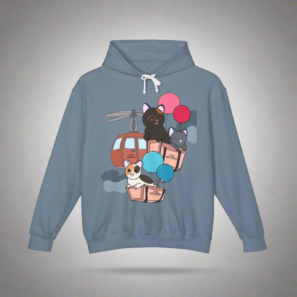 Cat Distribution Express Hoodie - The Pink Controller - The Pink Controller 