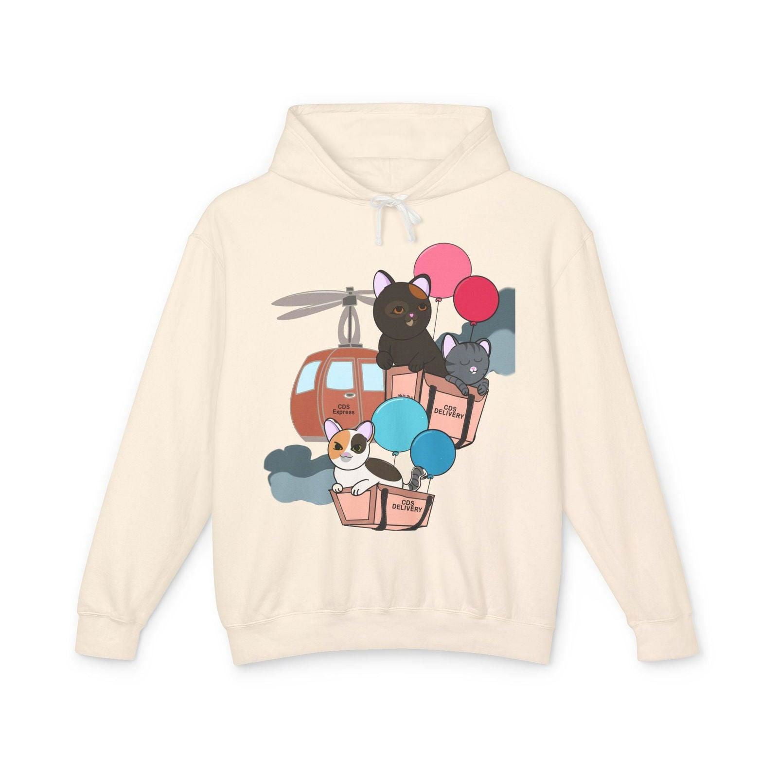 Cat Distribution Express Hoodie - The Pink Controller - The Pink Controller 