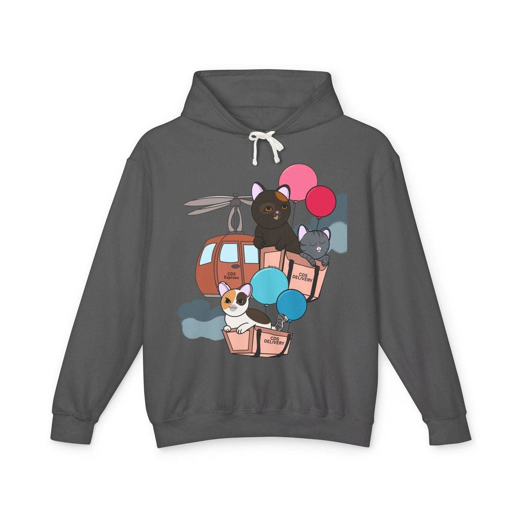 Cat Distribution Express Hoodie - The Pink Controller - The Pink Controller 