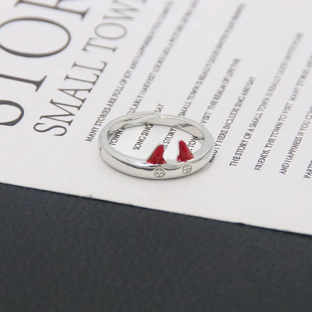 Chainsaw Man Adjustable Rings - The Pink Controller 