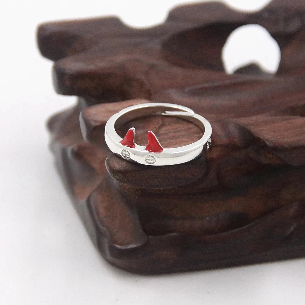 Chainsaw Man Adjustable Rings - The Pink Controller 