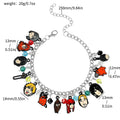 Chainsaw Man Enamel Charm Bracelet - The Pink Controller 