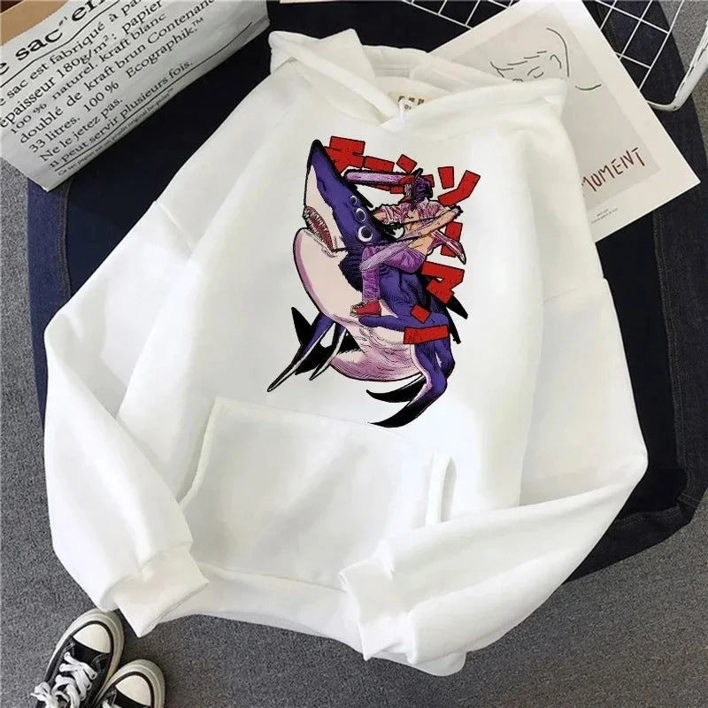 Chainsaw Man and Assorted Hoodie - The Pink Controller 