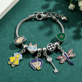 Coraline and the Secret Door Charm Bracelets - The Pink Controller 