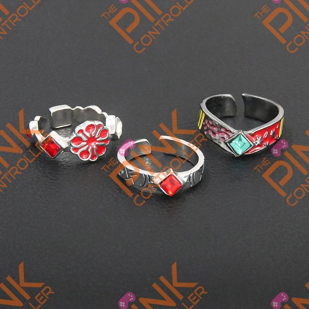 Demon Slayer Rings - The Pink Controller 