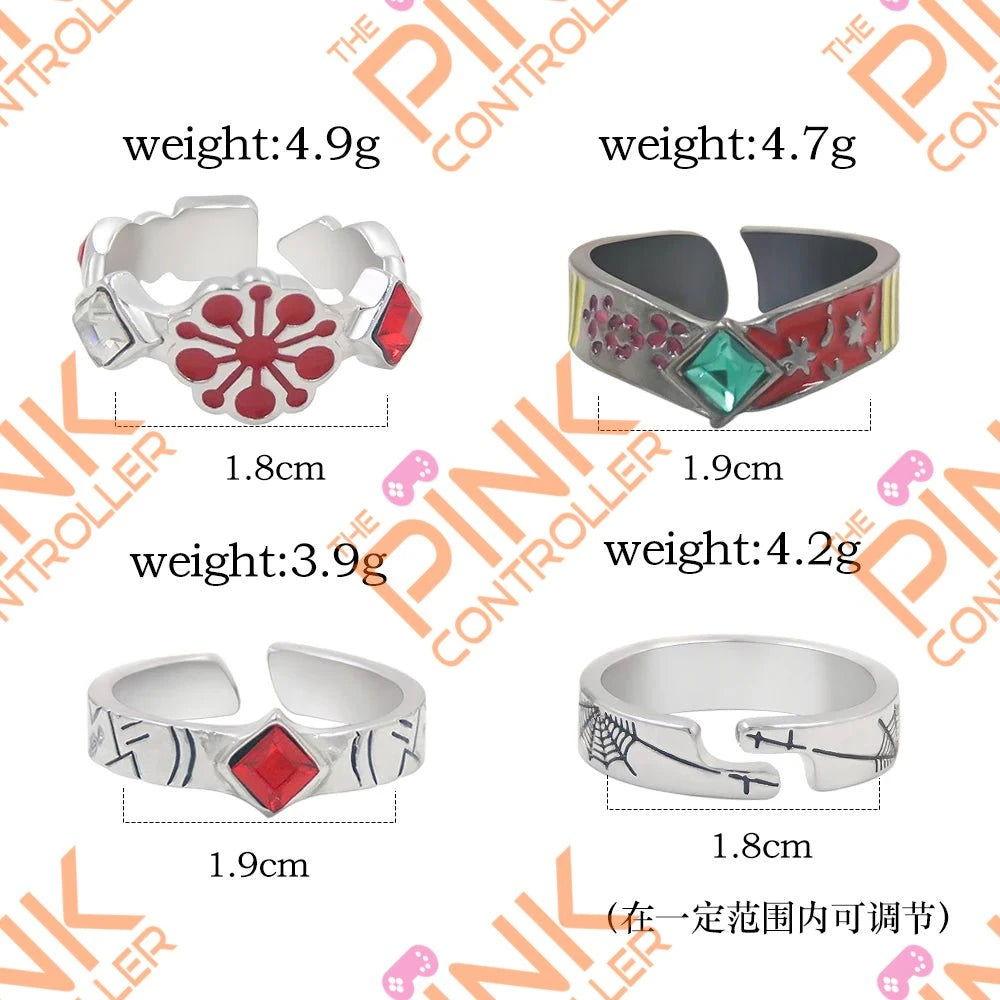 Demon Slayer Rings - The Pink Controller 