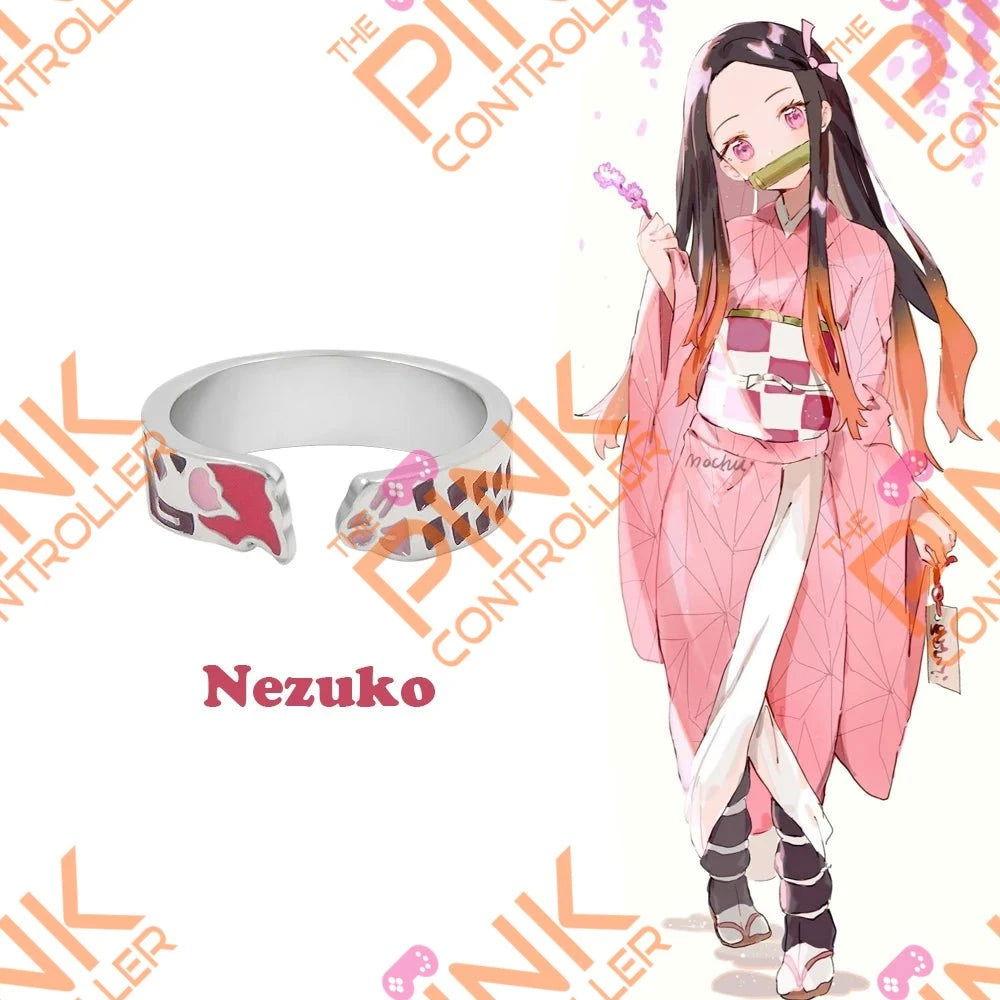 Demon Slayer Rings - The Pink Controller 