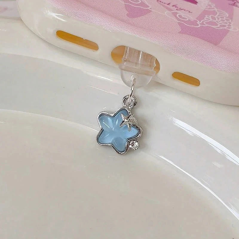 Diamond Star Phone Dust Plug - The Pink Controller 