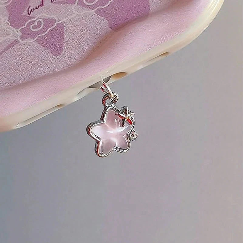 Diamond Star Phone Dust Plug - The Pink Controller 